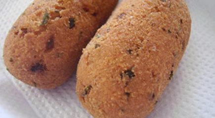 Bolinho de Okara (Resíduo de Soja)