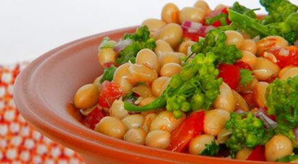 Salada de Soja com Brócolis